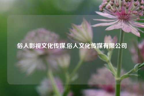 俗人影视文化传媒,俗人文化传媒有限公司