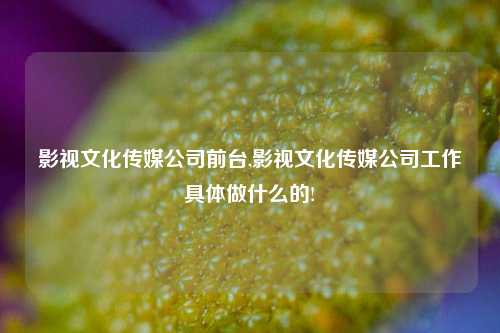 影视文化传媒公司前台,影视文化传媒公司工作具体做什么的!