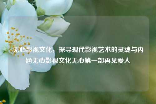 无心影视文化，探寻现代影视艺术的灵魂与内涵无心影视文化无心第一部再见爱人