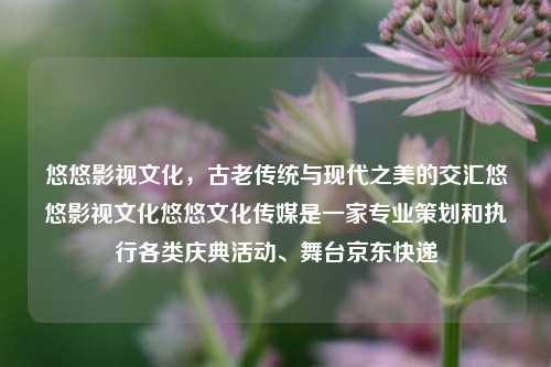 悠悠影视文化，古老传统与现代之美的交汇悠悠影视文化悠悠文化传媒是一家专业策划和执行各类庆典活动、舞台京东快递