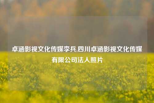 卓涵影视文化传媒李兵,四川卓涵影视文化传媒有限公司法人照片