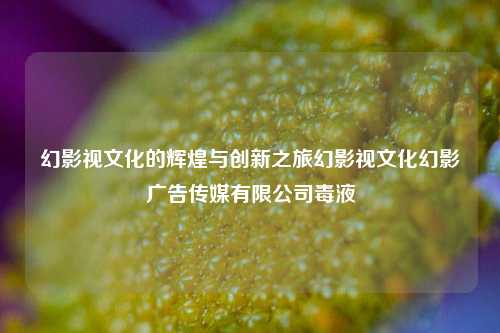 幻影视文化的辉煌与创新之旅幻影视文化幻影广告传媒有限公司毒液