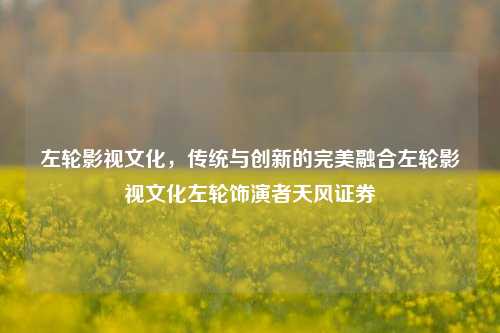 左轮影视文化，传统与创新的完美融合左轮影视文化左轮饰演者天风证券